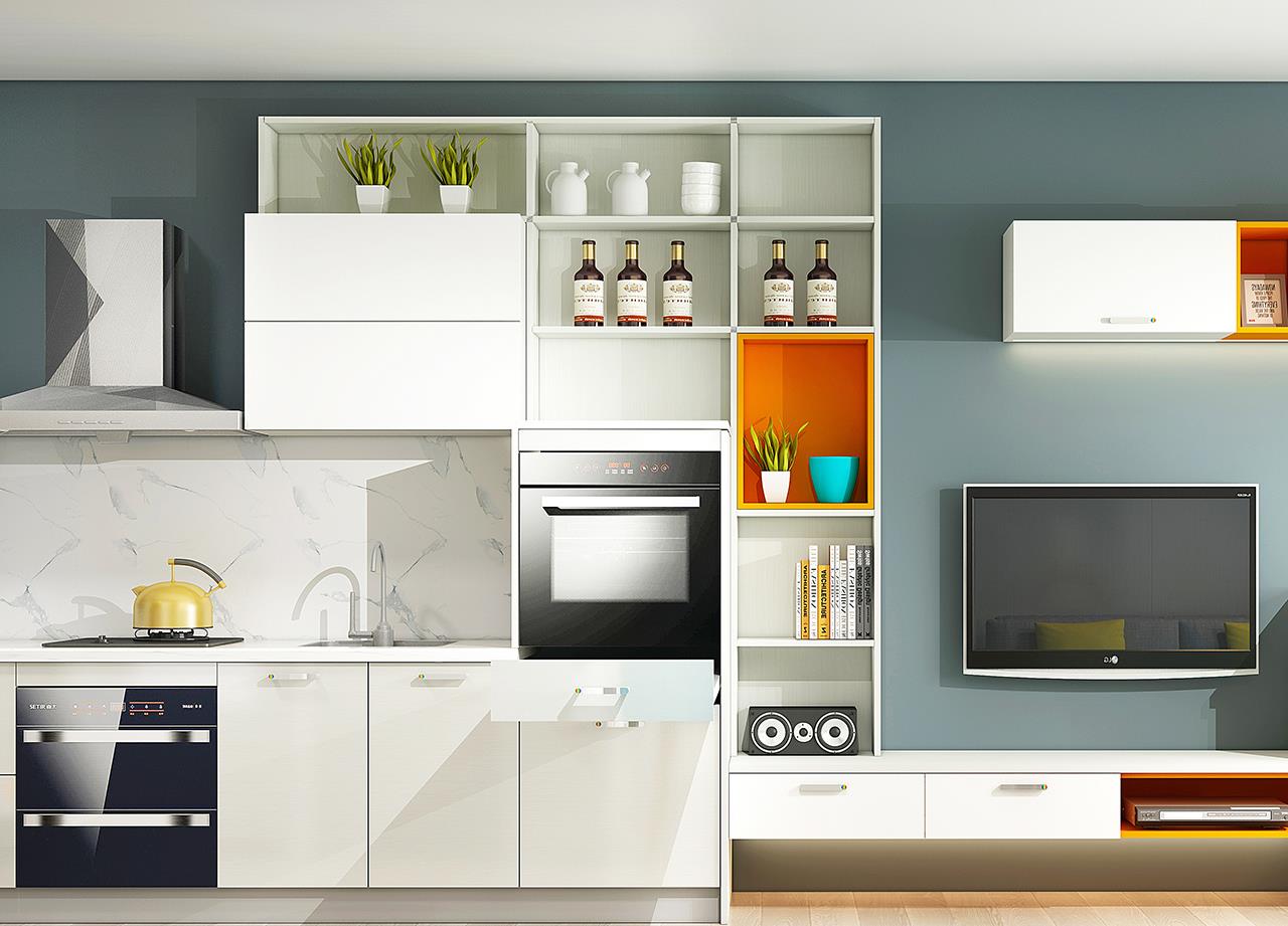 kitchen&tv cabinet lacquered kitchen cabinet